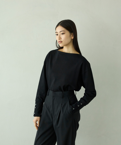 ≪通常販売≫foufou basque shirt（無地） （フーフーバスクシャツ）≪2026年01月30日12:00販売開始≫