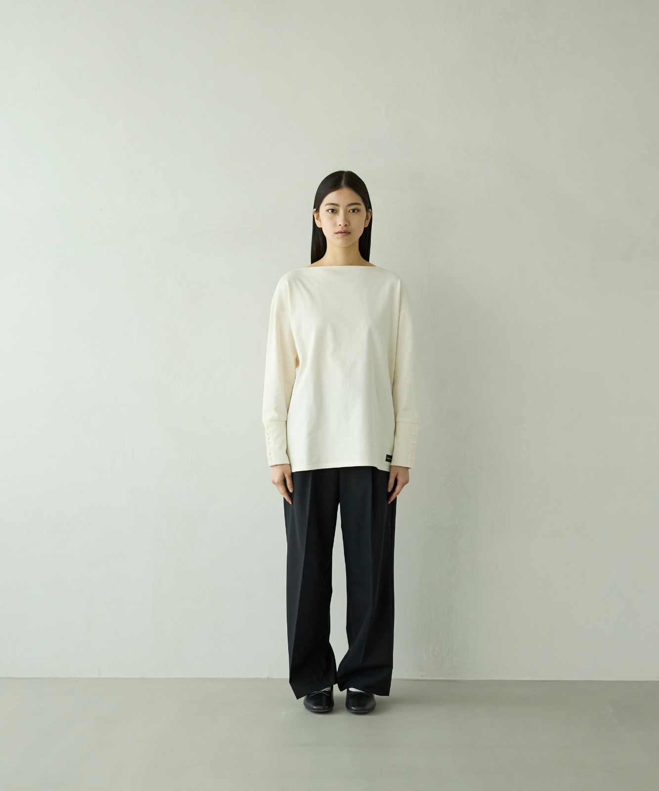 バスクシャツ Basque Shirts blurhms ROOTSTOCK Border Basque Shirt 