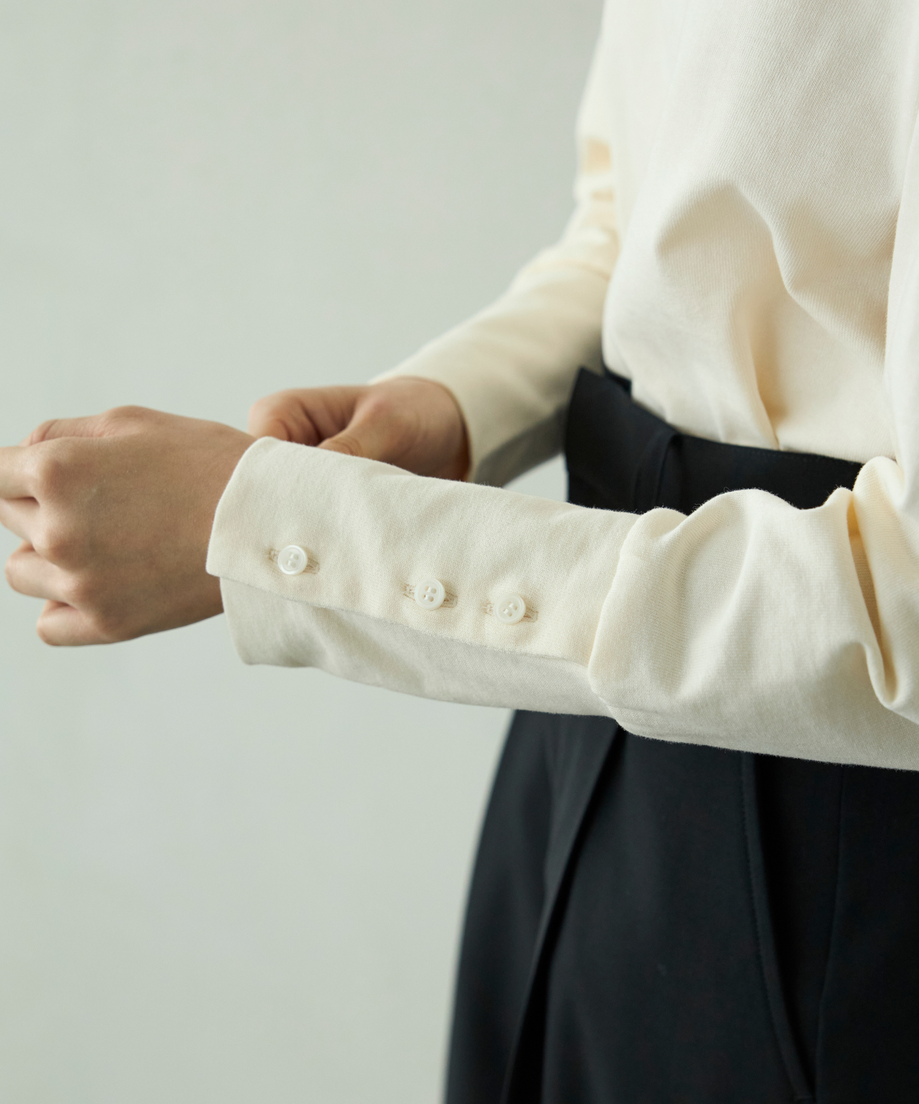 ≪通常販売≫foufou basque shirt（無地） （フーフーバスクシャツ）≪2026年01月30日12:00販売開始≫