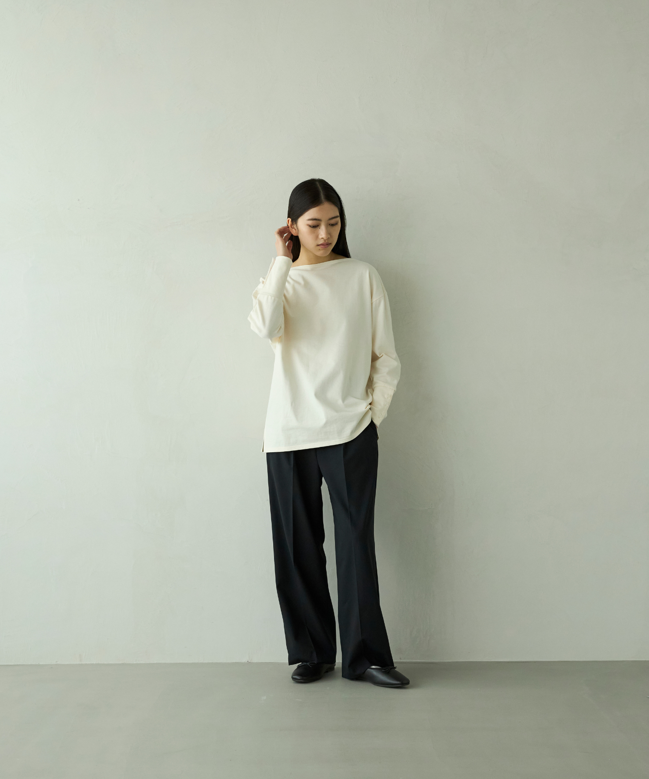 ≪通常販売≫foufou basque shirt（無地） （フーフーバスクシャツ）≪2026年01月30日12:00販売開始≫