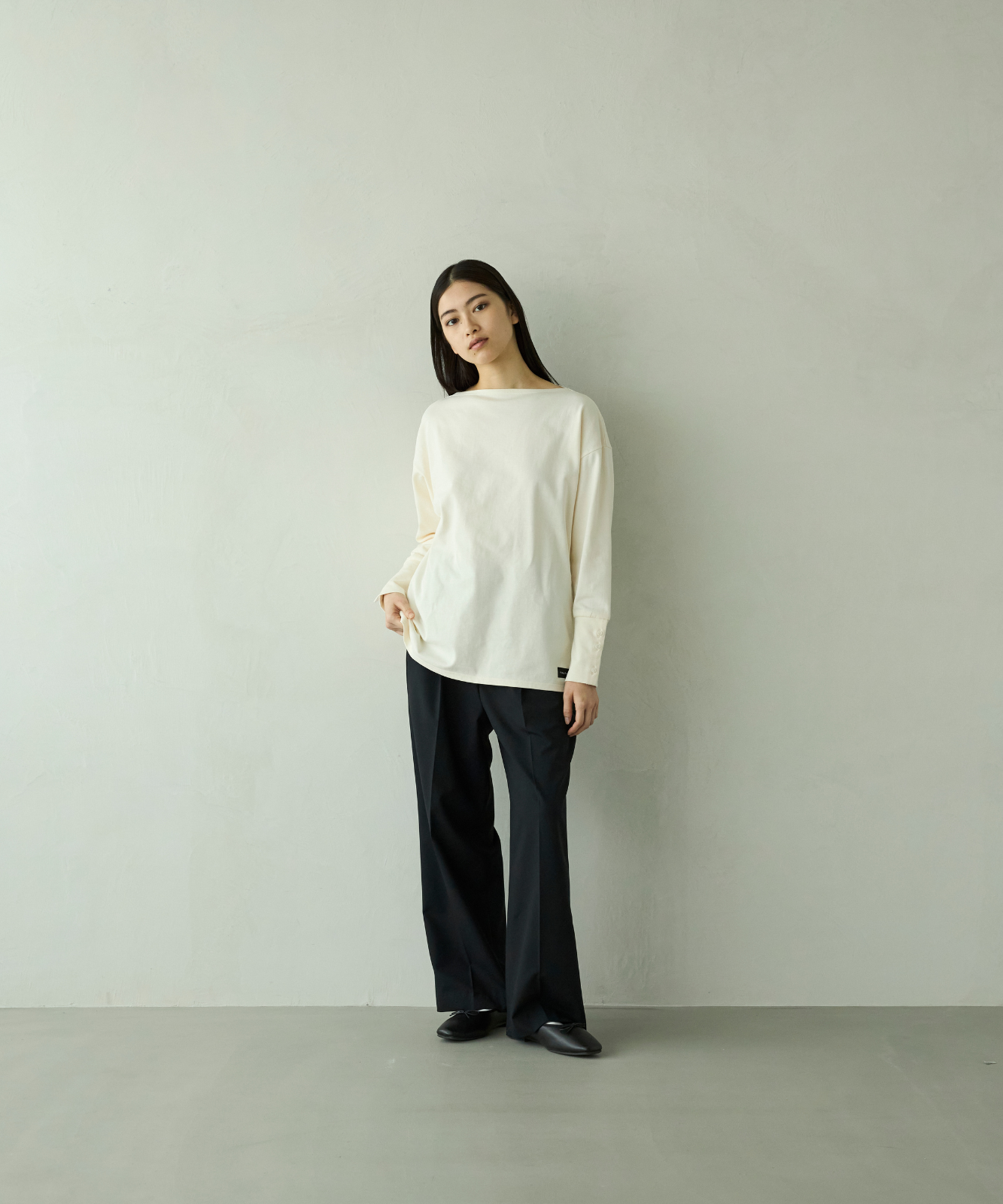 ≪通常販売≫foufou basque shirt(無地) (フーフーバスクシャツ ≪通常販売≫foufou basque shirt(無地) (フーフーバスクシャツ