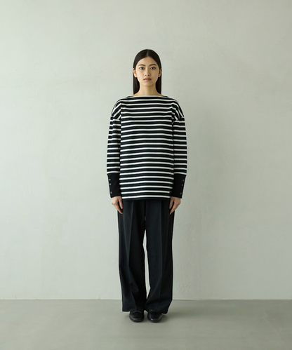 ≪通常販売≫foufou basque shirt（ボーダー） （フーフーバスクシャツ）≪2026年01月30日12:00販売開始≫