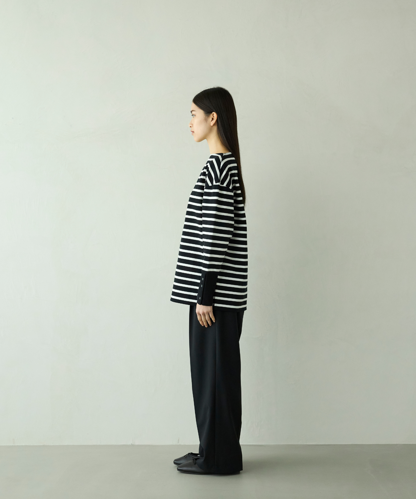 ≪通常販売≫foufou basque shirt（ボーダー） （フーフーバスクシャツ）≪2026年01月30日12:00販売開始≫