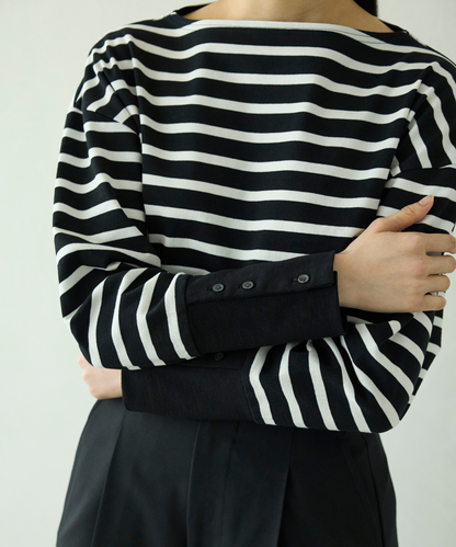 ≪通常販売≫foufou basque shirt（ボーダー） （フーフーバスクシャツ）≪2026年01月30日12:00販売開始≫