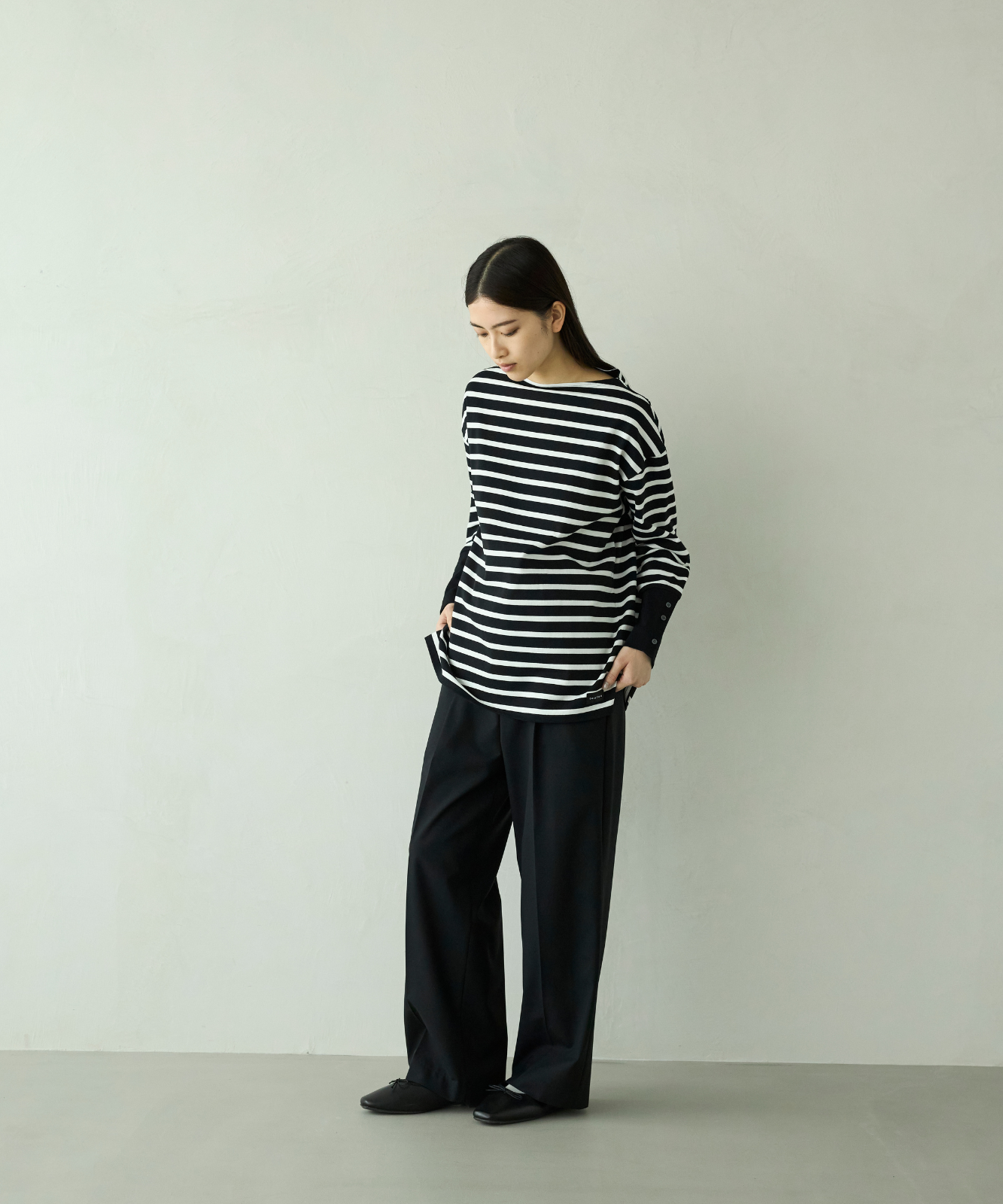 ≪通常販売≫foufou basque shirt（ボーダー） （フーフーバスクシャツ）≪2026年01月30日12:00販売開始≫