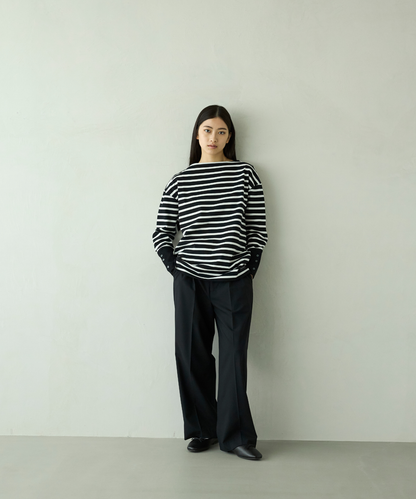 ≪通常販売≫foufou basque shirt（ボーダー） （フーフーバスクシャツ）≪2026年01月30日12:00販売開始≫
