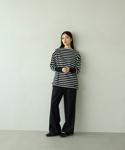 ≪通常販売≫foufou basque shirt（ボーダー） （フーフーバスクシャツ）≪2026年01月30日12:00販売開始≫