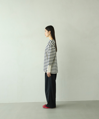 ≪通常販売≫foufou basque shirt（ボーダー） （フーフーバスクシャツ）≪2026年01月30日12:00販売開始≫