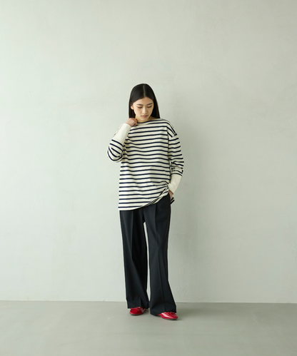≪通常販売≫foufou basque shirt（ボーダー） （フーフーバスクシャツ）≪2026年01月30日12:00販売開始≫