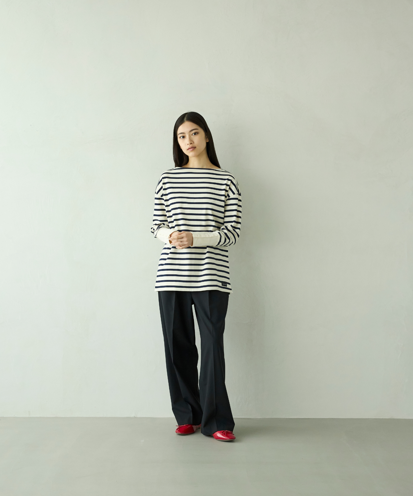≪通常販売≫foufou basque shirt（ボーダー） （フーフーバスクシャツ）≪2026年01月30日12:00販売開始≫