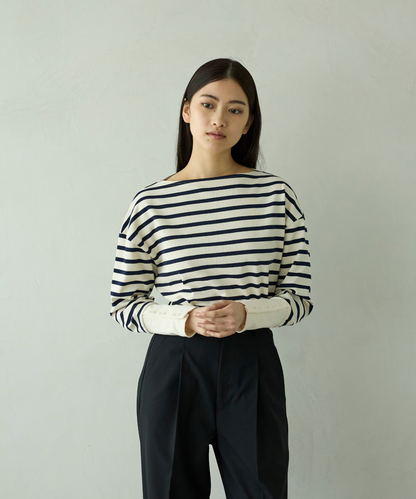 ≪通常販売≫foufou basque shirt（ボーダー） （フーフーバスクシャツ）≪2026年01月30日12:00販売開始≫