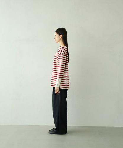 ≪通常販売≫foufou basque shirt（ボーダー） （フーフーバスクシャツ）≪2026年01月30日12:00販売開始≫