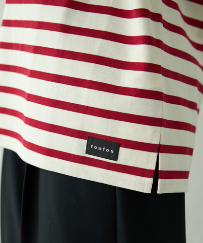 ≪通常販売≫foufou basque shirt（ボーダー） （フーフーバスクシャツ）≪2026年01月30日12:00販売開始≫