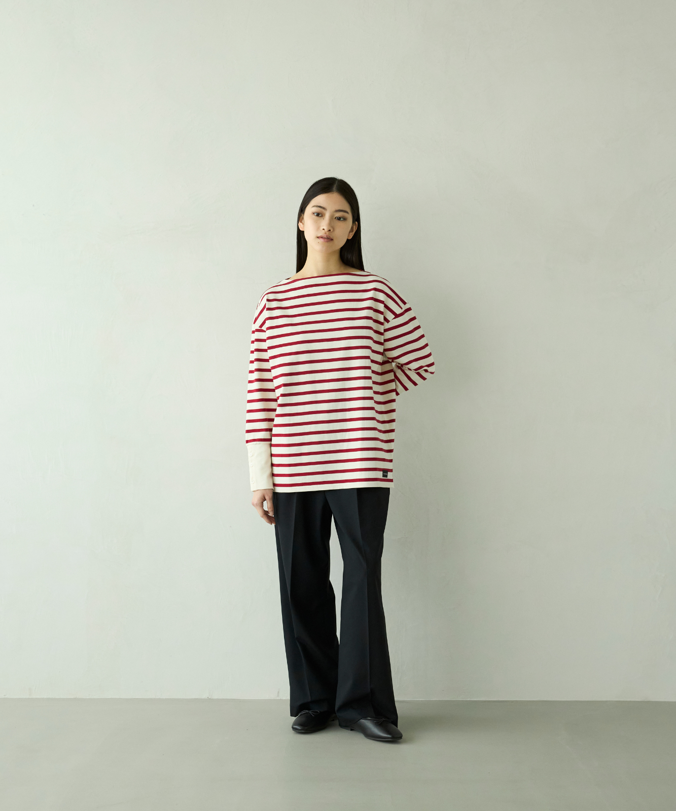 ≪通常販売≫foufou basque shirt（ボーダー） （フーフーバスクシャツ）≪2026年01月30日12:00販売開始≫