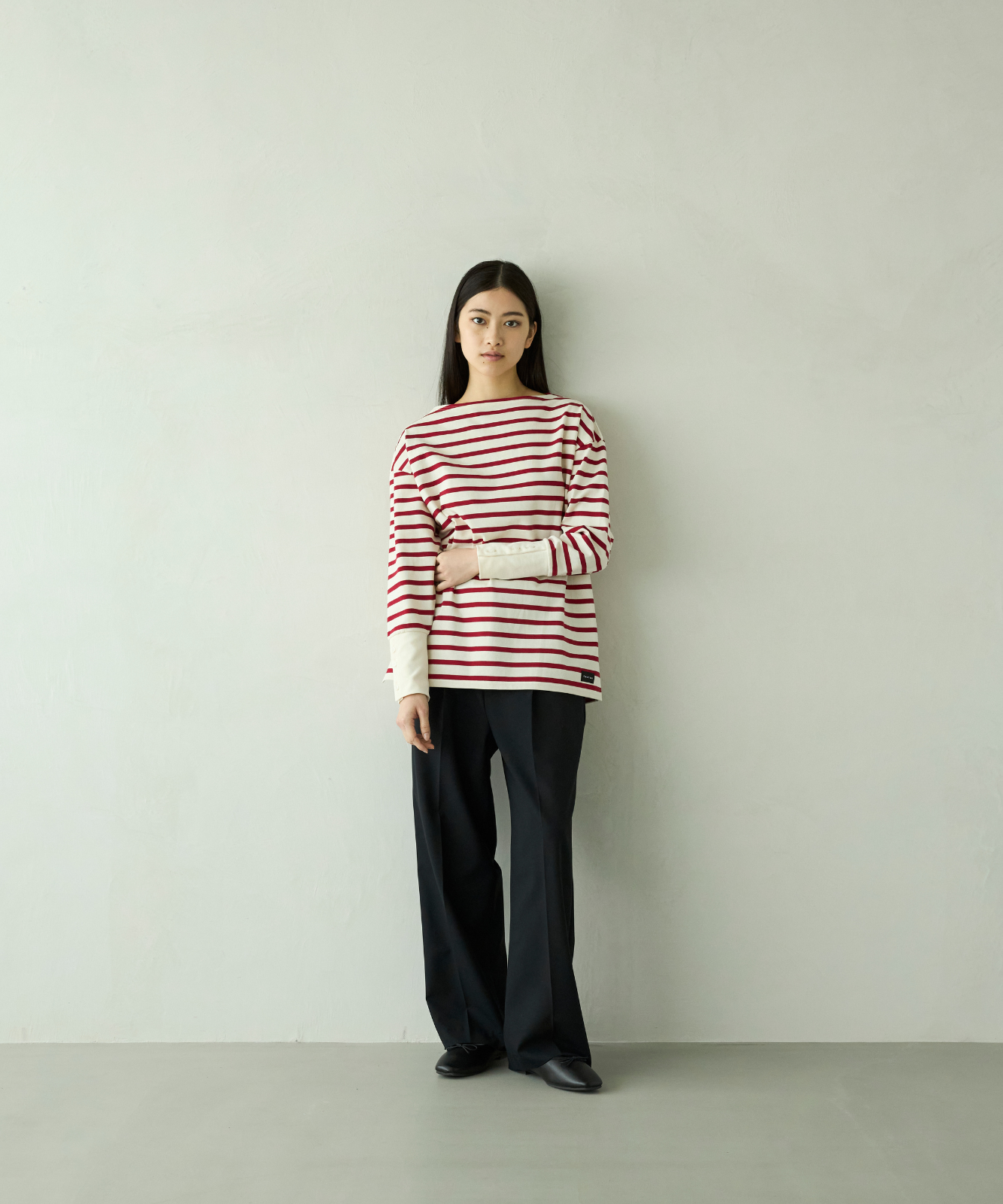 ≪通常販売≫foufou basque shirt（ボーダー） （フーフーバスクシャツ）≪2026年01月30日12:00販売開始≫