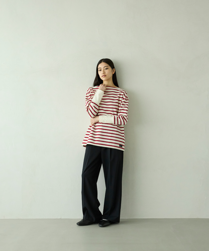 ≪通常販売≫foufou basque shirt（ボーダー） （フーフーバスクシャツ）≪2026年01月30日12:00販売開始≫