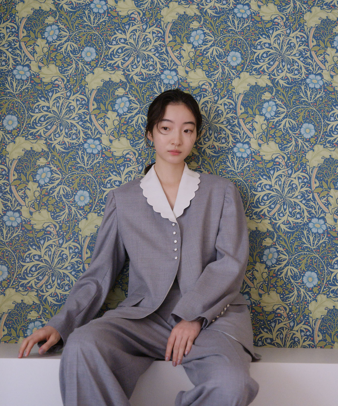 ≪web展示会≫scallop tailored jacket（スカラップテーラードジャケット）≪2025年8月1日12:00販売開始≫≪2026年1月発送予定≫