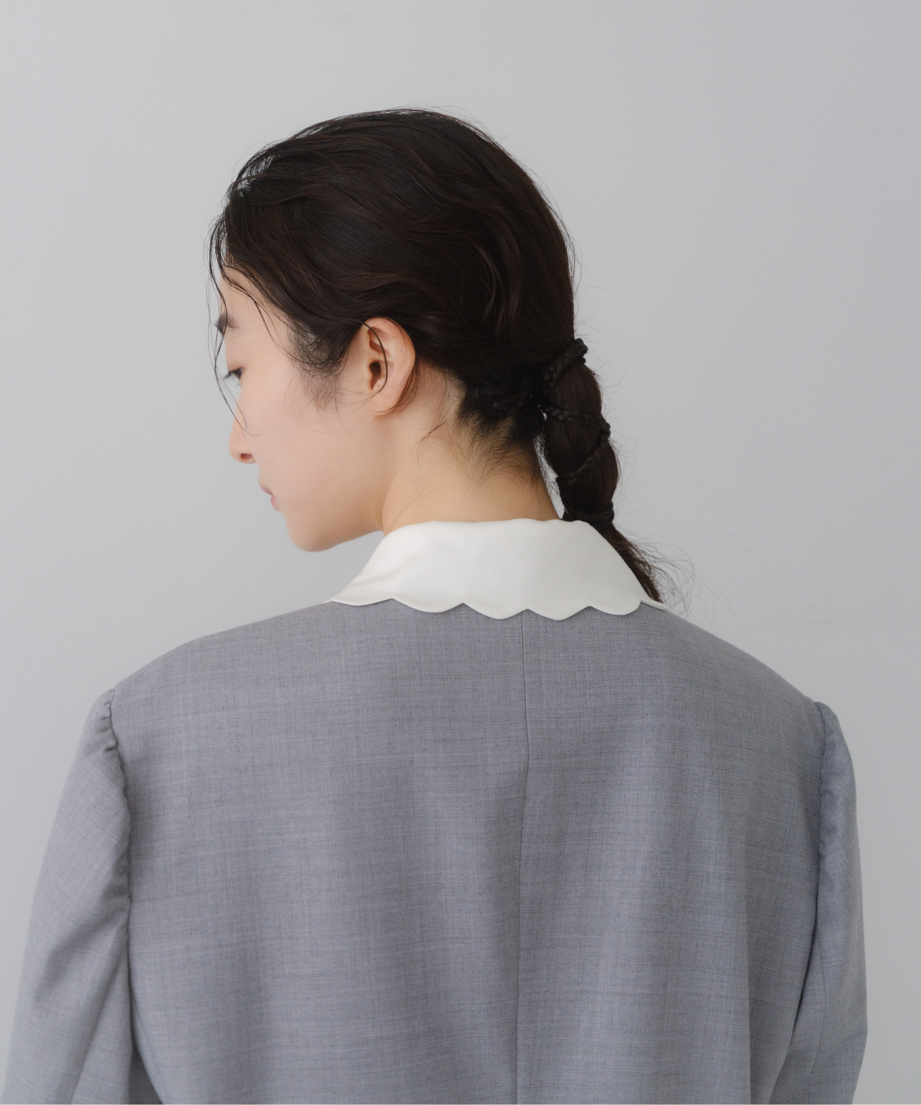 ≪web展示会≫scallop tailored jacket（スカラップテーラードジャケット）≪2025年8月1日12:00販売開始≫≪2026年1月発送予定≫