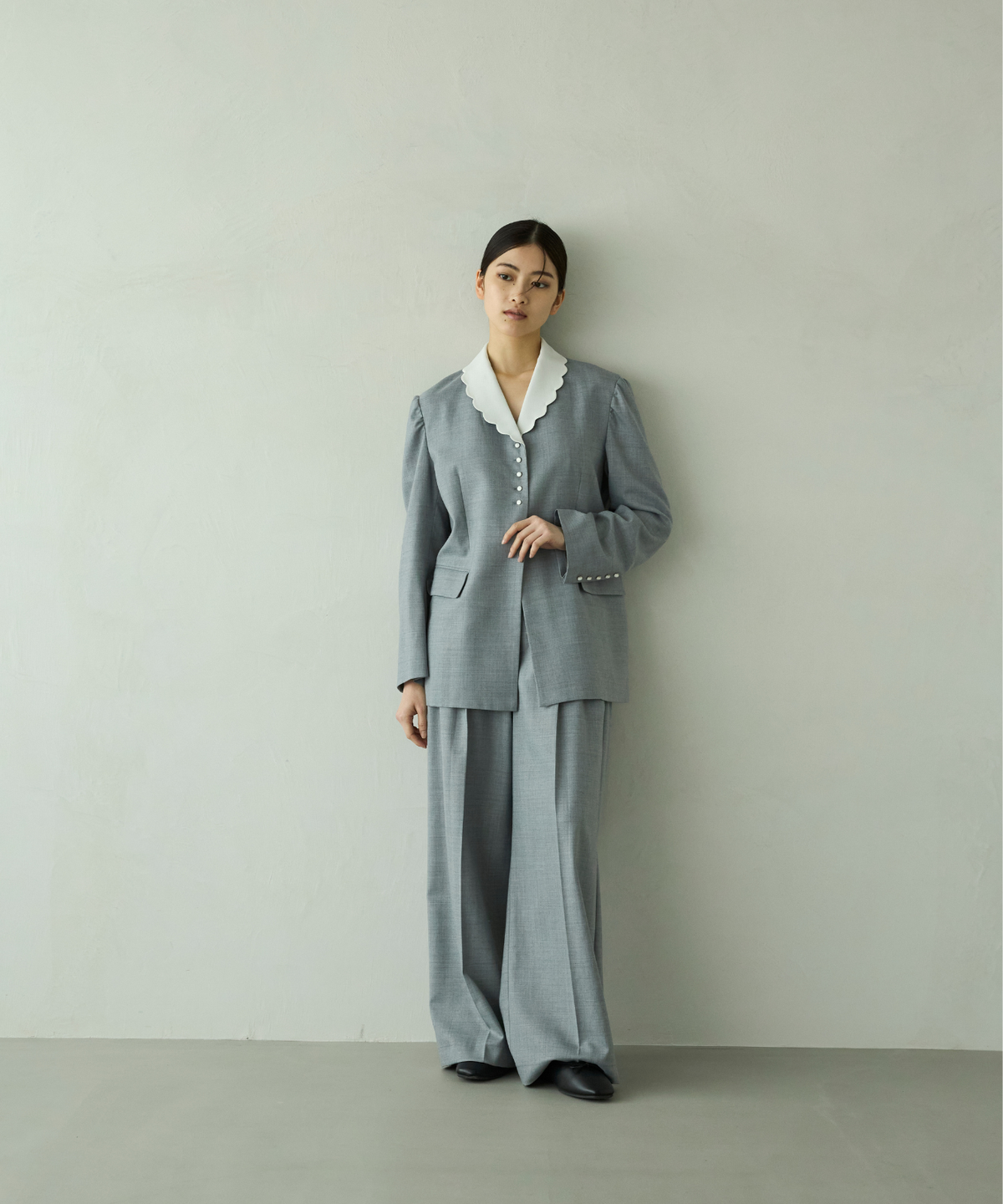 ≪通常販売≫scallop tailored jacket(スカラップテーラード ≪通常販売≫scallop tailored jacket(スカラップテーラード