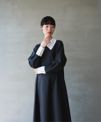 ≪通常販売≫scallop onepiece "emma" （スカラップワンピース"エマ"）≪2025年11月4日12:00販売開始≫