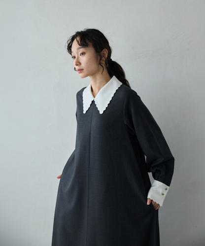 ≪通常販売≫scallop onepiece "emma" （スカラップワンピース"エマ"）≪2026年10月7日12:00販売開始≫