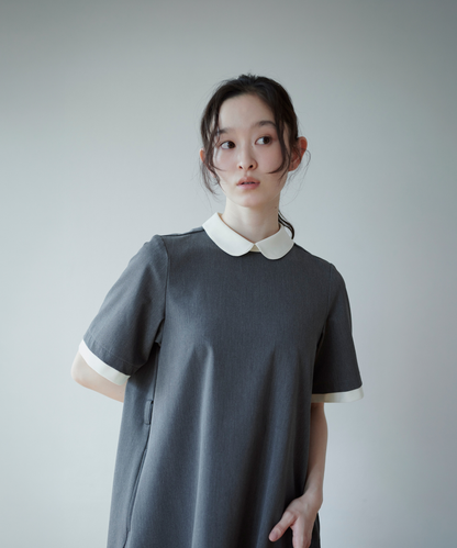 ≪通常販売≫bicolor mini dress "lily" （バイカラーミニドレス"リリー"）