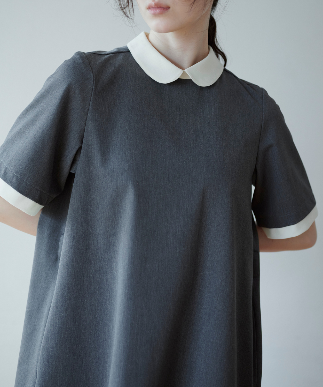 ≪通常販売≫bicolor mini dress 