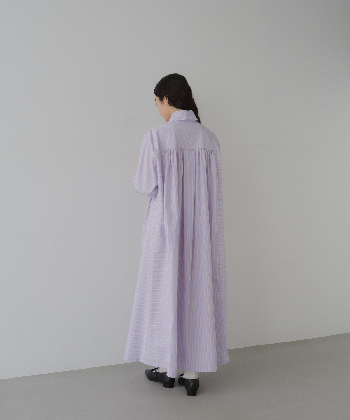 ≪web展示会≫fancy stripe shirt onepiece（ファンシーストライプシャツワンピース）≪2025年8月1日12:00販売開始≫≪2026年2月発送予定≫