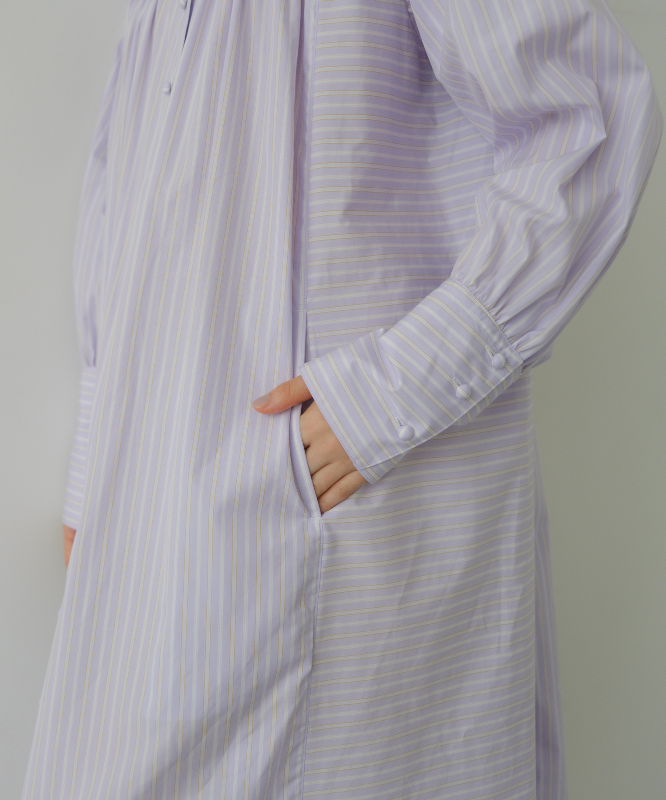 ≪web展示会≫fancy stripe shirt onepiece（ファンシーストライプシャツワンピース）≪2025年8月1日12:00販売開始≫≪2026年2月発送予定≫
