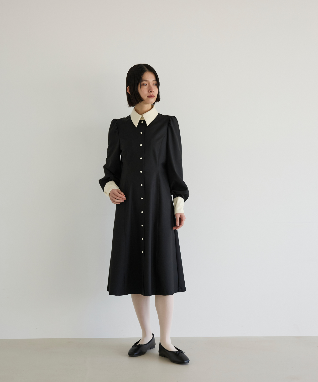 ≪通常販売≫【THE DRESS #69】 bicolor midi dress （バイカラーミディドレス）≪2026年02月26日12:00販売開始≫