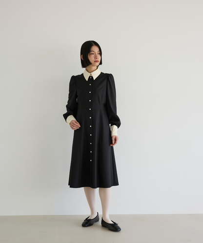 ≪通常販売≫【THE DRESS #69】 bicolor midi dress （バイカラーミディドレス）≪2026年02月26日12:00販売開始≫