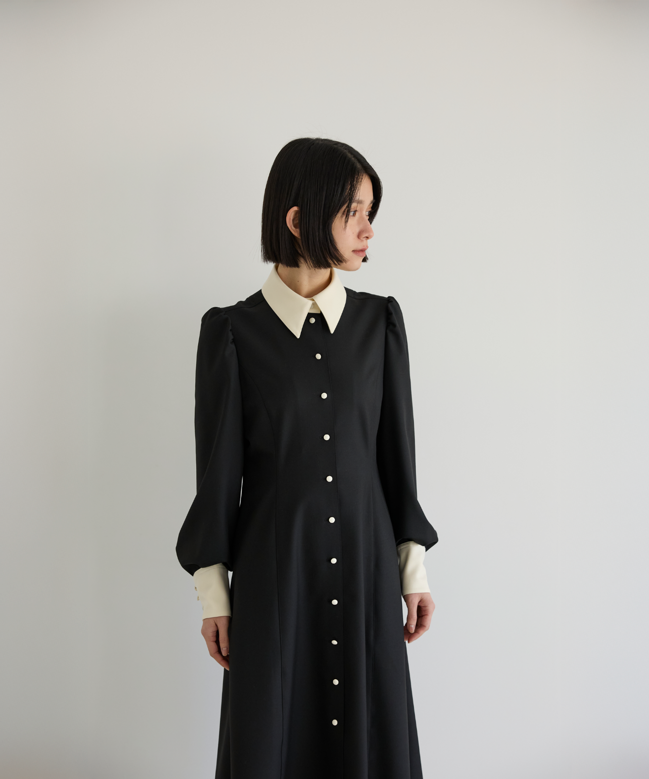 ≪通常販売≫【THE DRESS #69】 bicolor midi dress （バイカラーミディドレス）≪2026年02月26日12:00販売開始≫