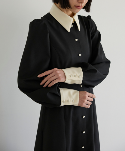 ≪通常販売≫【THE DRESS #69】 bicolor midi dress （バイカラーミディドレス）≪2026年02月26日12:00販売開始≫