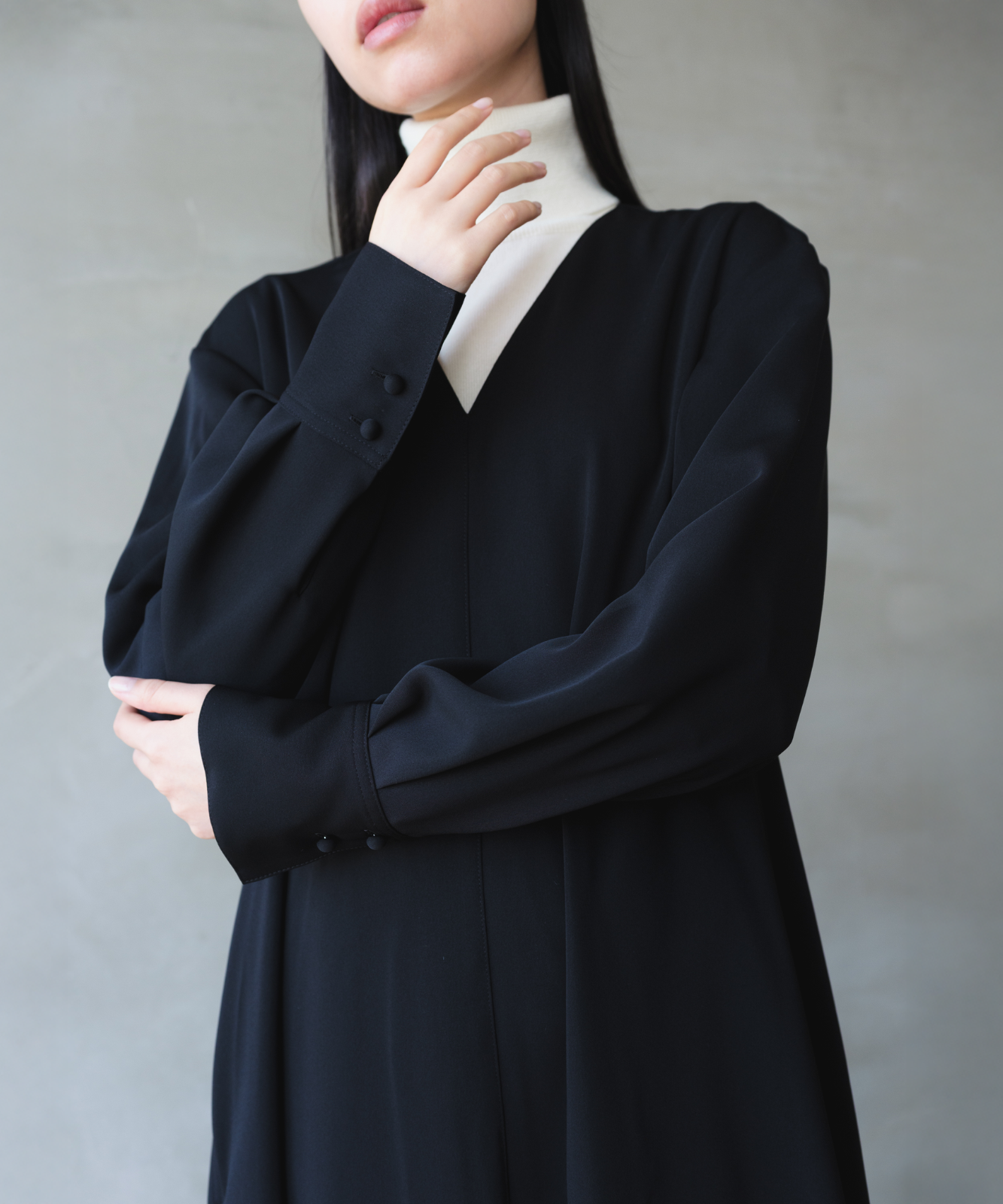 ≪通常販売≫vneck toro onepiece (Vネックトロワンピース) – THE ≪通常販売≫vneck toro onepiece (Vネックトロワンピース) – THE
