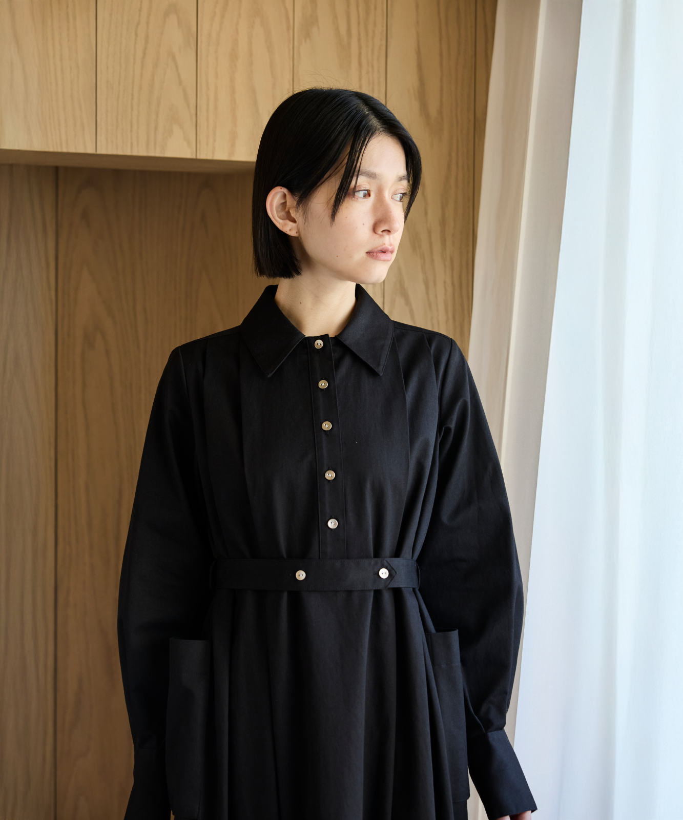 ≪通常販売≫【THE DRESS #70】flat collar medical tuck dress （フラットカラーメディカルタックドレス）≪2026年02月13日12:00販売開始≫