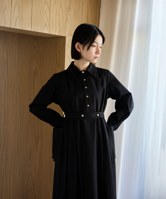 ≪通常販売≫【THE DRESS #70】flat collar medical tuck dress （フラットカラーメディカルタックドレス）≪2026年02月13日12:00販売開始≫