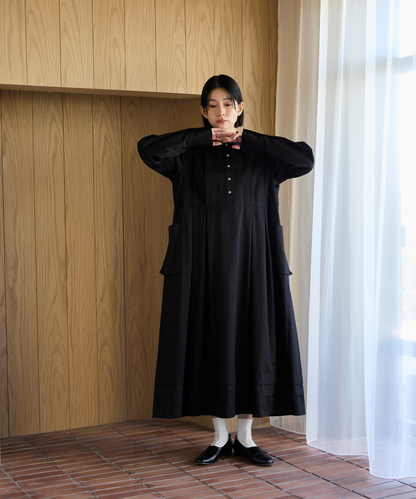 ≪通常販売≫【THE DRESS #70】flat collar medical tuck dress （フラットカラーメディカルタックドレス）≪2026年02月13日12:00販売開始≫