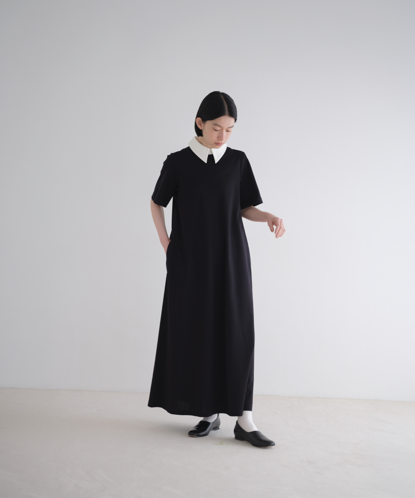 ≪通常販売≫bicolor ponte onepiece （バイカラーポンチワンピース）≪2026年8月5日12:00販売開始≫