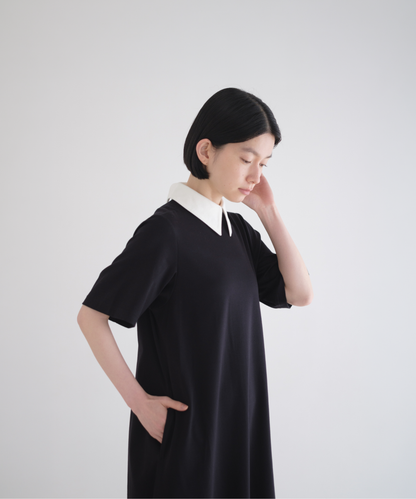≪通常販売≫bicolor ponte onepiece （バイカラーポンチワンピース）≪2026年8月5日12:00販売開始≫