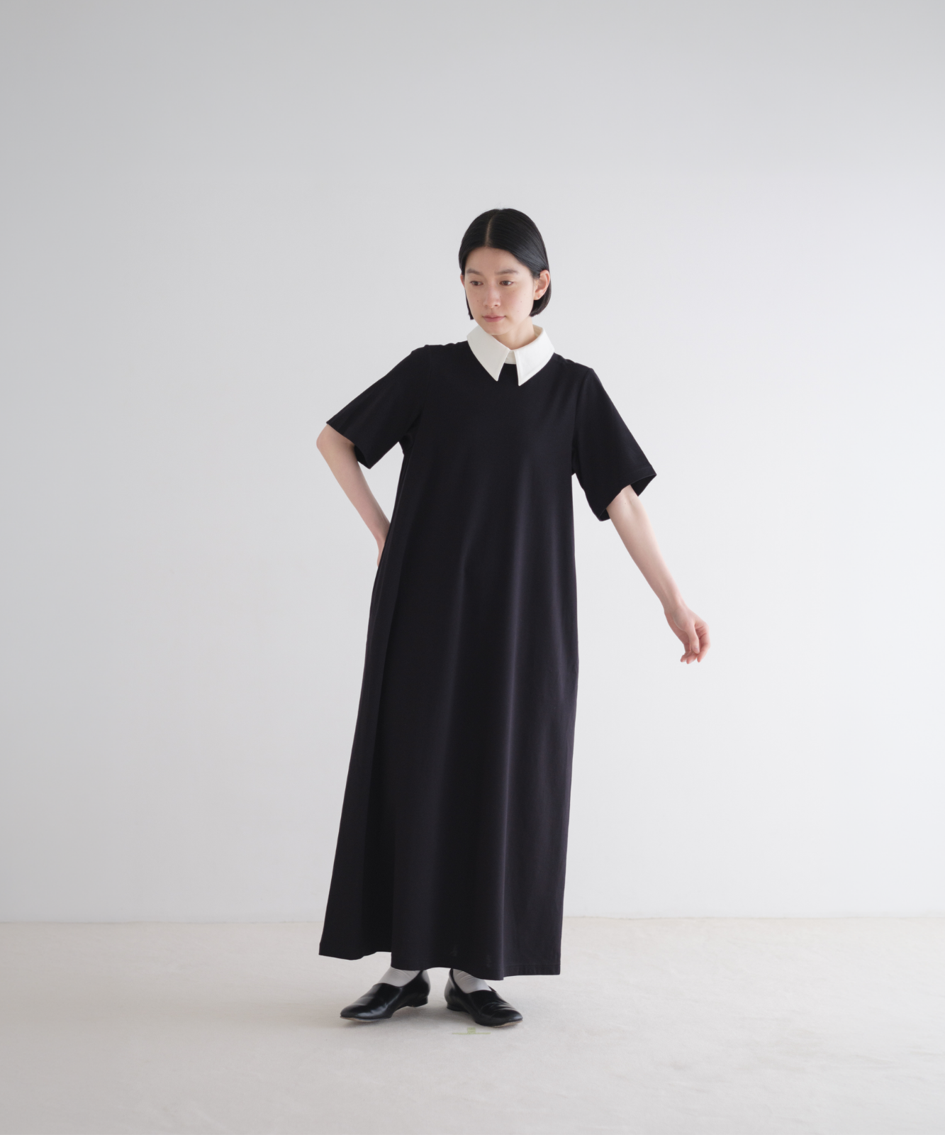 ≪通常販売≫bicolor ponte onepiece （バイカラーポンチワンピース）≪2026年8月5日12:00販売開始≫