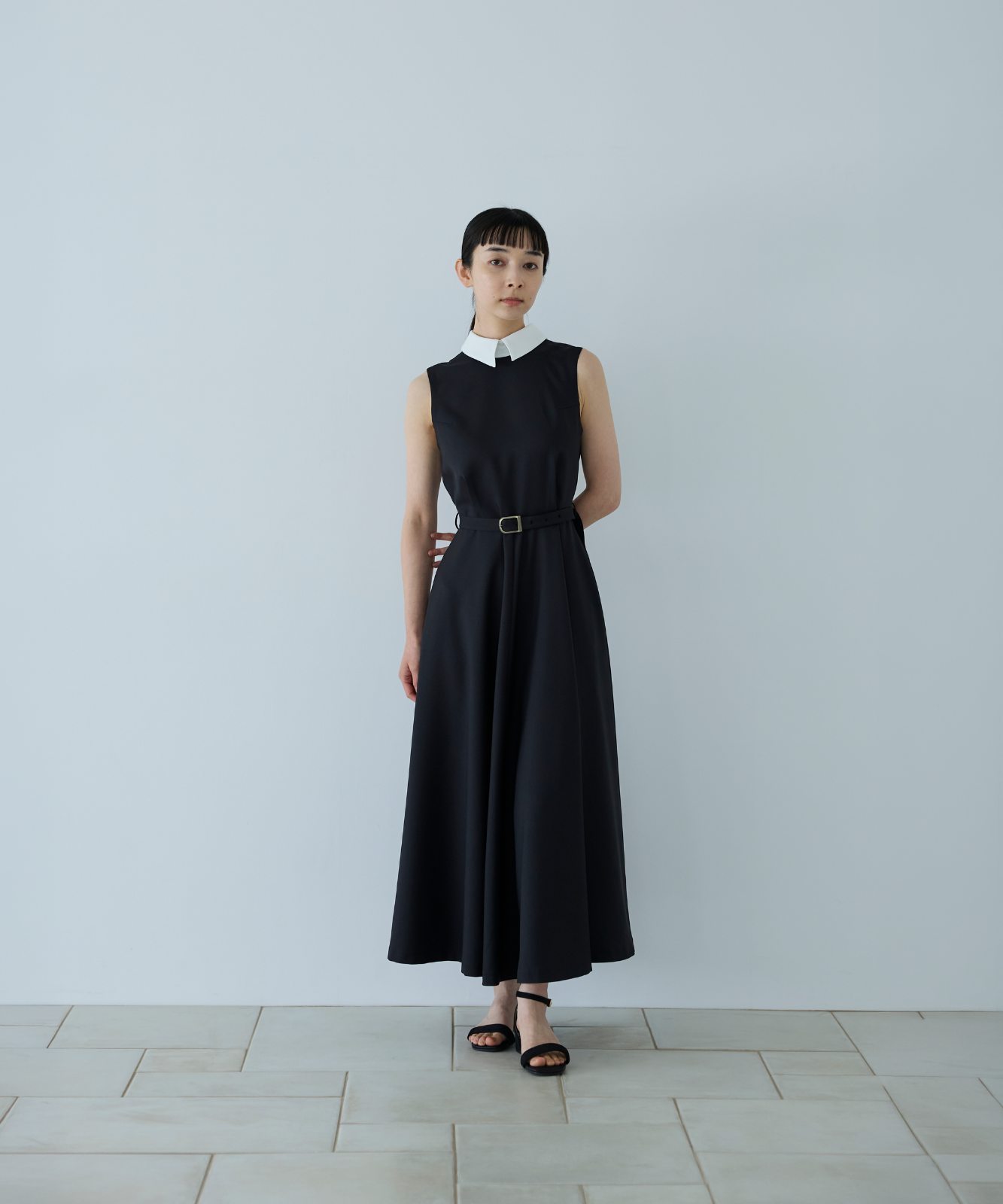 ≪通常販売≫bicolor no-sleeve onepiece (バイカラーノースリーブ ≪通常販売≫bicolor no-sleeve onepiece (バイカラーノースリーブ