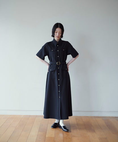 ≪通常販売≫belted classical flap onepiece （ベルテッドクラシカルフラップワンピース）≪2026年6月8日12:00販売開始≫