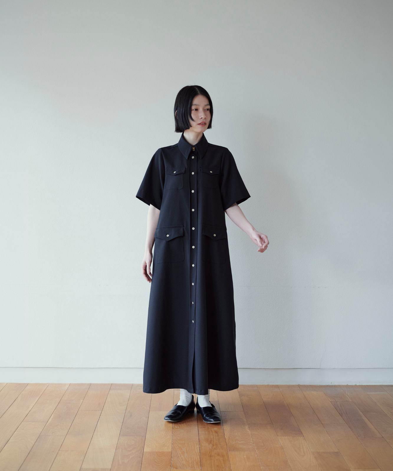 ≪通常販売≫belted classical flap onepiece （ベルテッドクラシカルフラップワンピース）≪2026年6月8日12:00販売開始≫