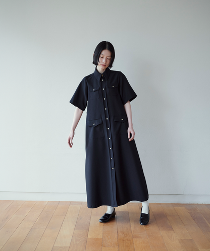 ≪通常販売≫belted classical flap onepiece （ベルテッドクラシカルフラップワンピース）≪2026年6月8日12:00販売開始≫