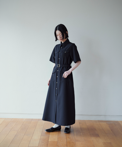 ≪通常販売≫belted classical flap onepiece （ベルテッドクラシカルフラップワンピース）≪2026年6月8日12:00販売開始≫