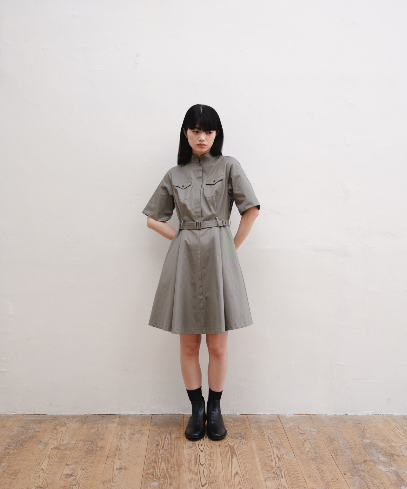 ≪通常販売≫belted mini flare onepiece (ベルテッドミニフレア ≪通常販売≫belted mini flare onepiece (ベルテッドミニフレア