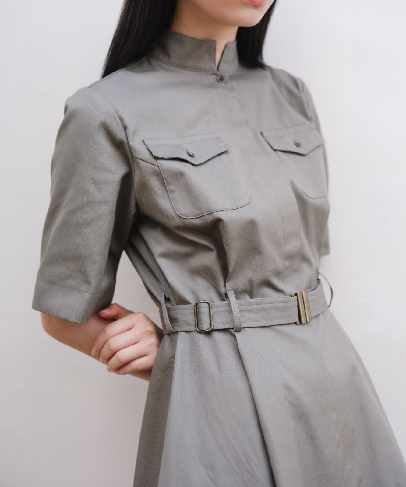 ≪web展示会≫belted mini flare onepiece （ベルテッドミニフレアワンピース）≪2025年11月7日12:00販売開始≫≪2026年5月発送予定≫