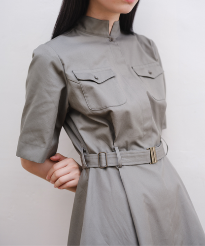 ≪web展示会≫belted mini flare onepiece （ベルテッドミニフレアワンピース）≪2025年11月7日12:00販売開始≫≪2026年5月発送予定≫