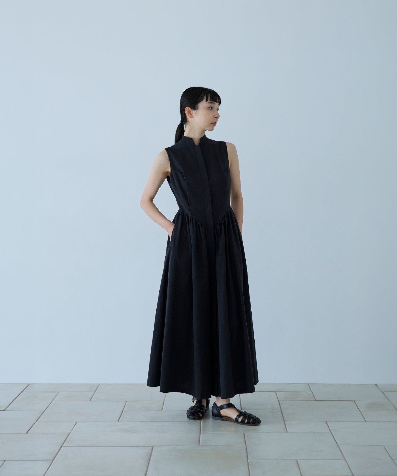 ≪通常販売≫classical linen gather onepiece （クラシカルリネンギャザーワンピース）≪2026年6月12日12:00販売開始≫