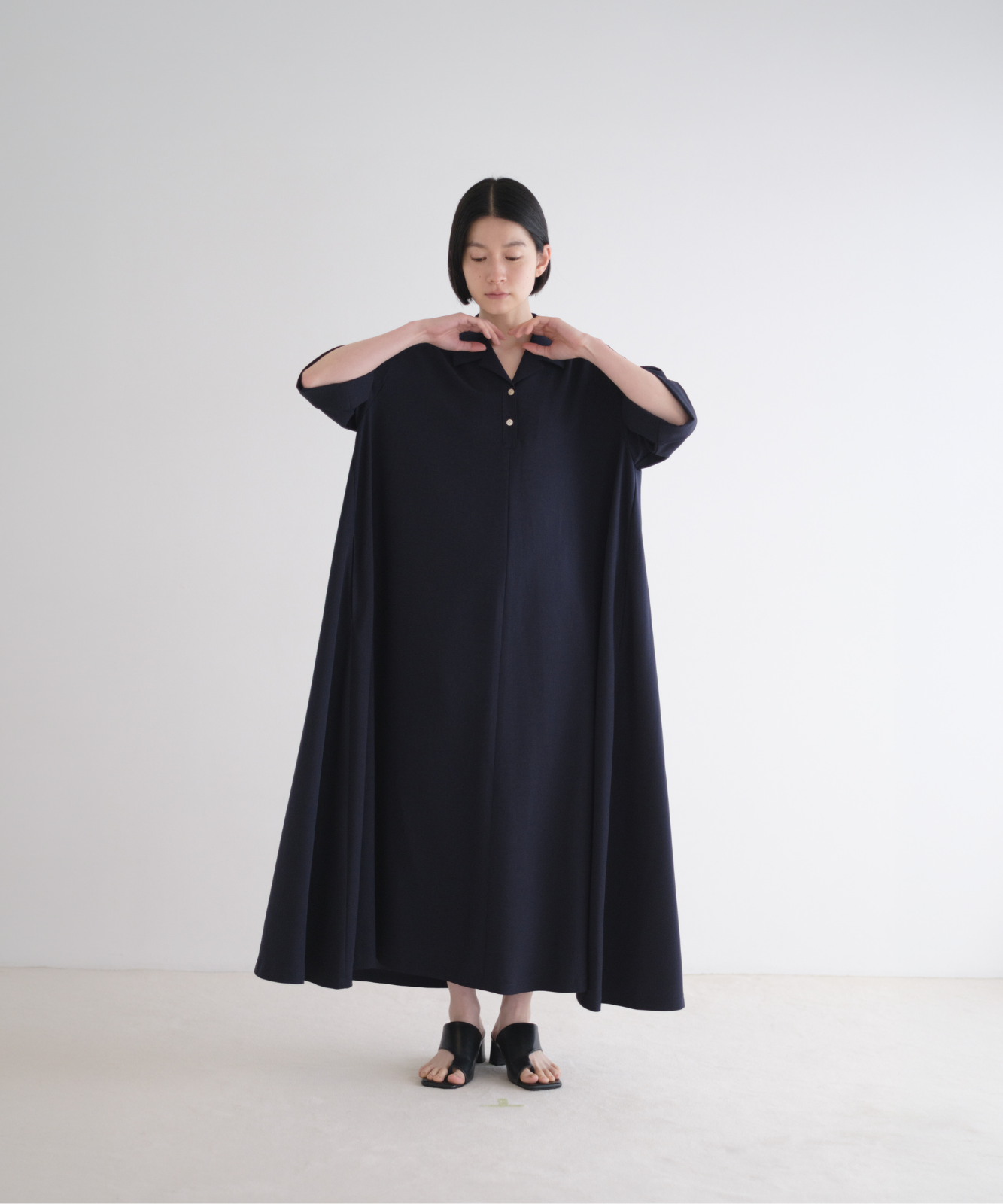 ≪通常販売≫open collar dress （オープンカラードレス）≪2026年7月13日12:00販売開始≫